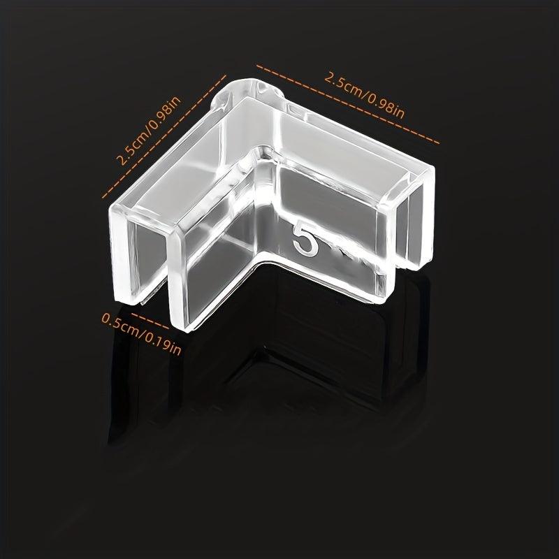 4pcs Fish Tank Corner Guard Soft Protective Sleeve