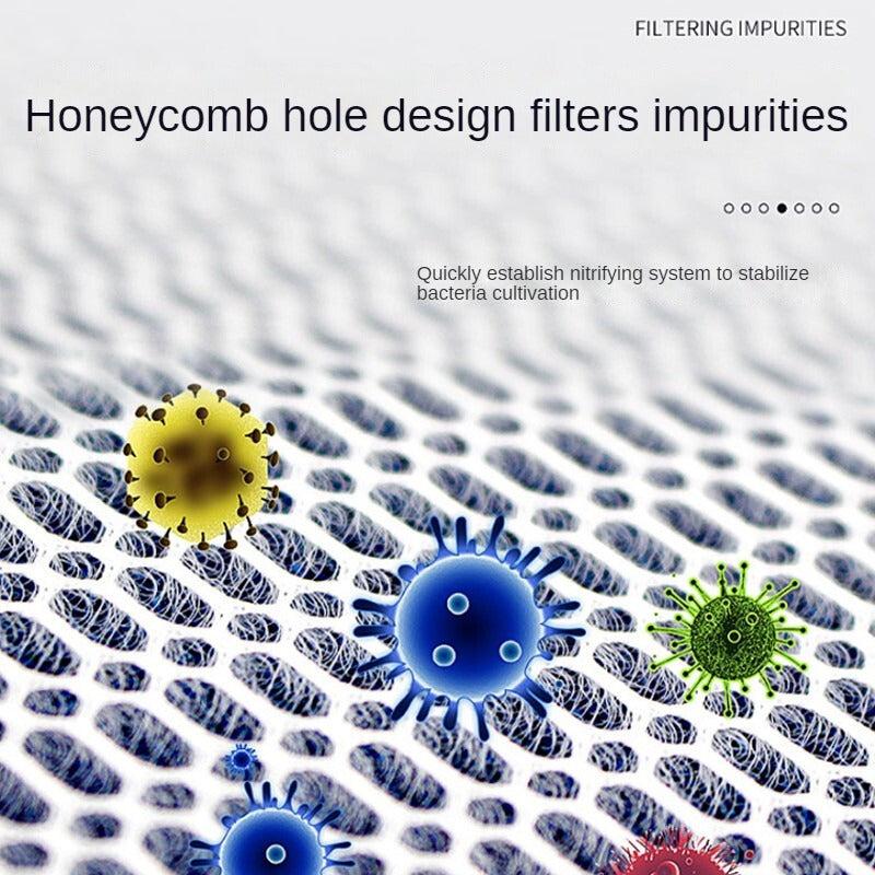 Washable Reusable Aquarium Filter Pads Thick Honeycomb Sponge