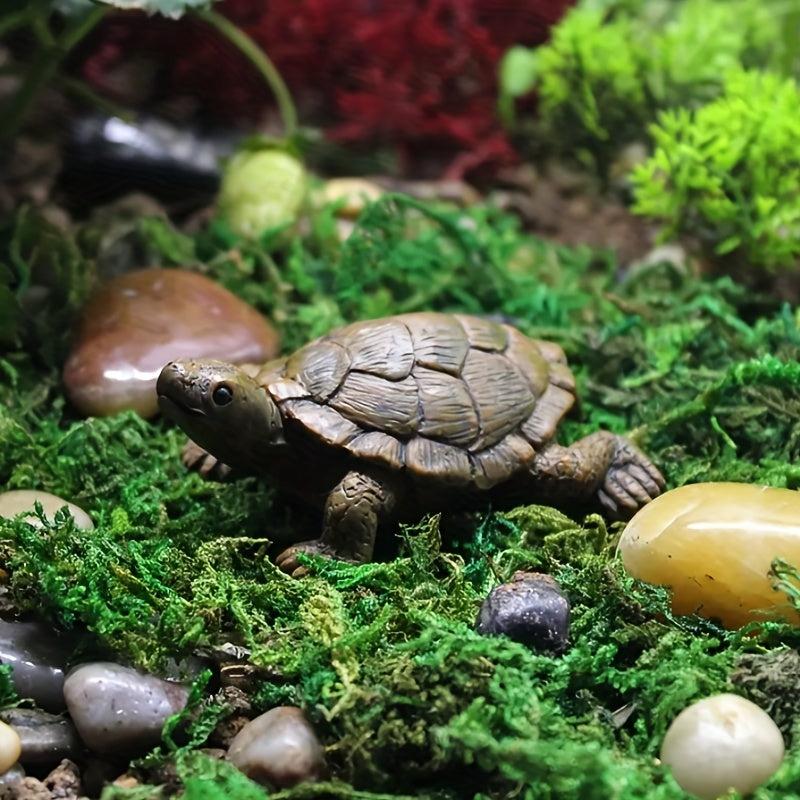 Turtle Resin Statue for Aquarium Decoration Ornament