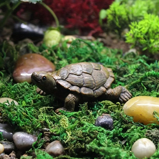 Turtle Resin Statue for Aquarium Decoration Ornament
