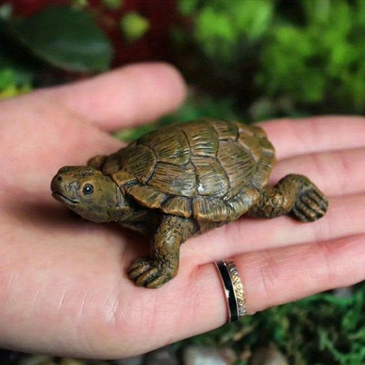 Turtle Resin Statue for Aquarium Decoration Ornament