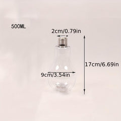 Micro Landscape Aquarium Betta Fish Bottle Light Bulb Shape Durable Plastic
