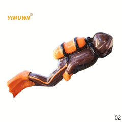 Tank Suspend Diver Ornament Aquarium Decoration