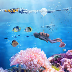 Tank Suspend Diver Ornament Aquarium Decoration