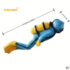 Tank Suspend Diver Ornament Aquarium Decoration