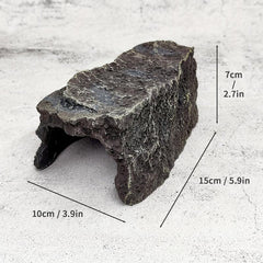 Reptile Pet Rock Cave for Small Animal Hideout