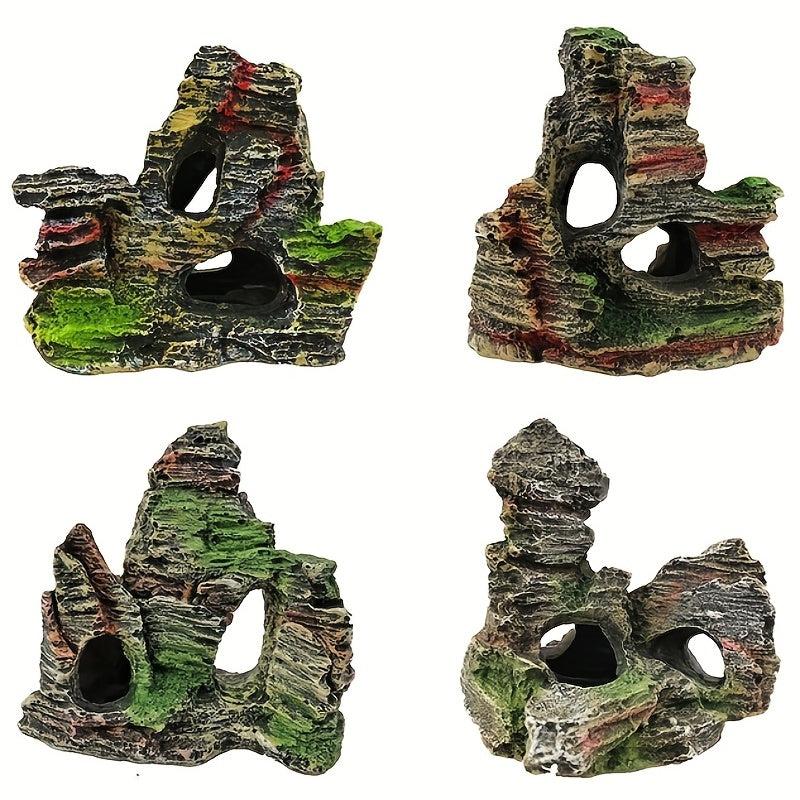 Fish Tank Resin Ornamental Rockery Aquarium Decoration