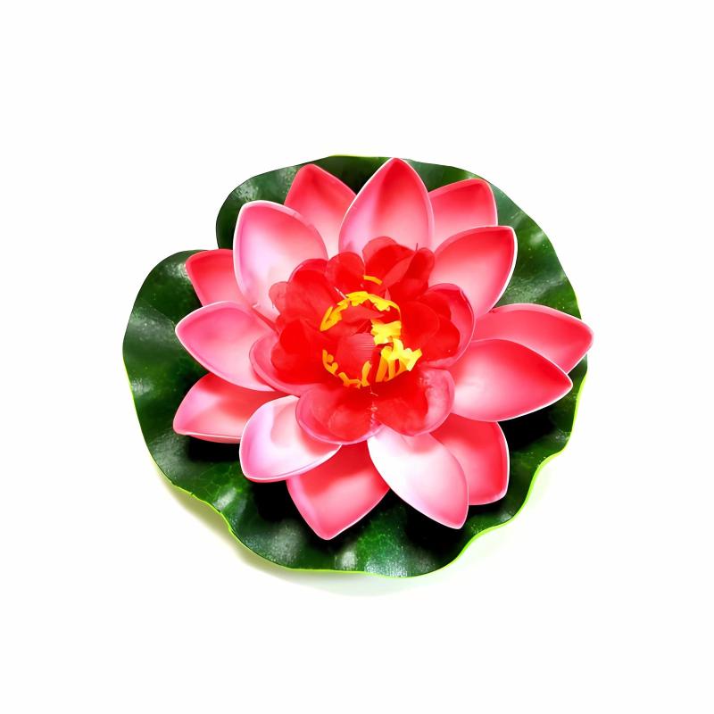 Realistic Artificial Lotus Flowers for Pond Pool Aquarium Decoration