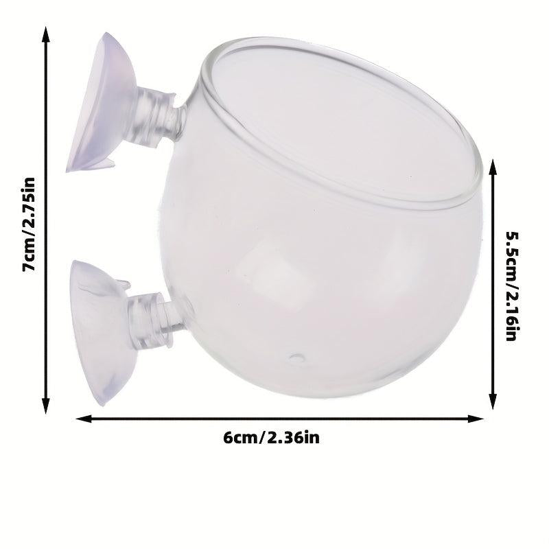 Mini Crystal Glass Fish Tank for Growing Aquatic Plants