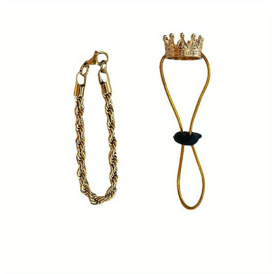 2 Piece Bearded Dragon Outfit Crown & Necklace for Halloween