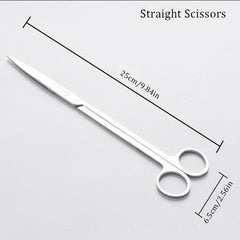 Aquarium Scissor Tweezers Tool Set Stainless Steel Aquatic Plants Maintenance