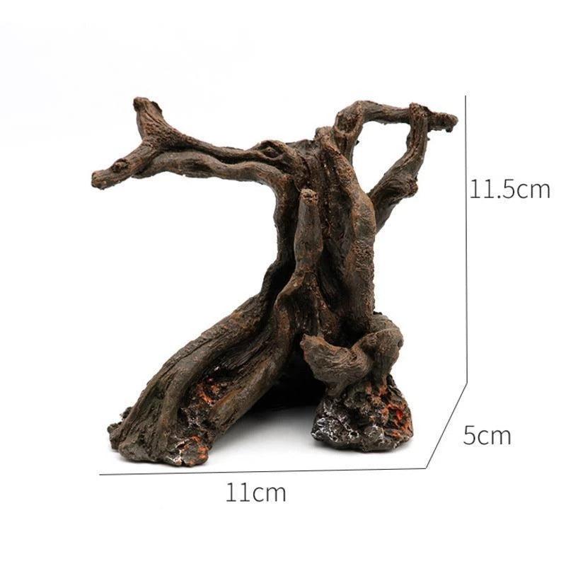 Aquarium Fish Tank Submerged Wood Ornaments Resin Crafts