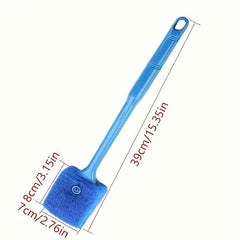 Double Sided Aquarium Cleaning Sponge Brush Long Handle Fish Tank Brush