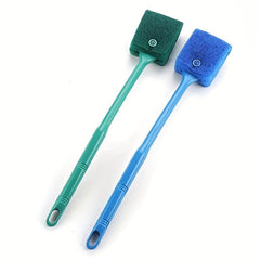 Double Sided Aquarium Cleaning Sponge Brush Long Handle Fish Tank Brush
