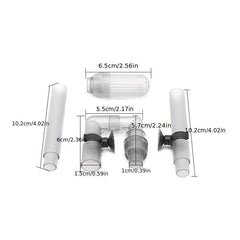 HW 602 603B Aquarium Filter Bucket Inlet/Outlet Water Accessories