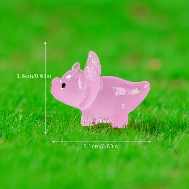 Lot of 20 Luminous Dinosaur Ornaments for Aquarium - Random Selection