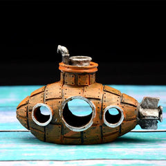 Resin Submarine Hollow Aquarium Decoration