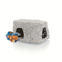 Betta Fish Tank Accessories Rock Cave Decor For Shrimp Cichlid