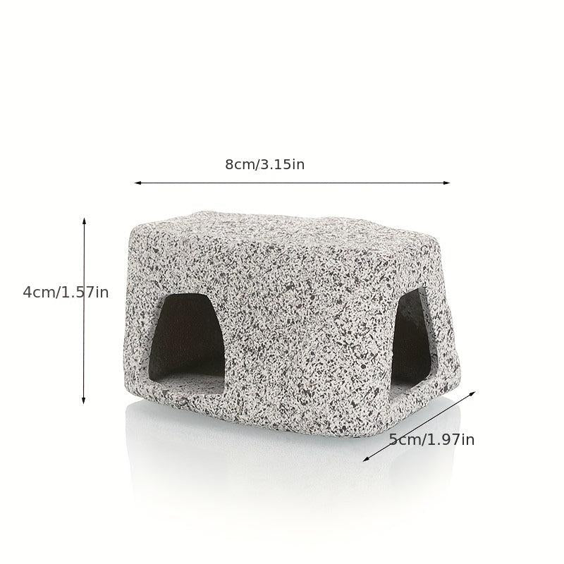 Betta Fish Tank Accessories Rock Cave Decor For Shrimp Cichlid