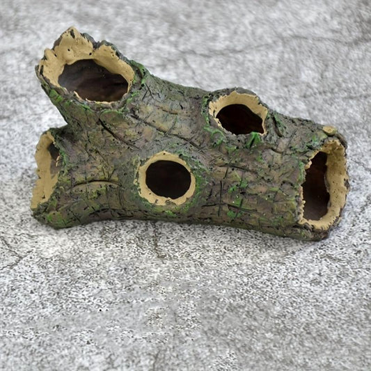 Tree Hole Fish Tank Aquarium Resin Decoration Hideaway House