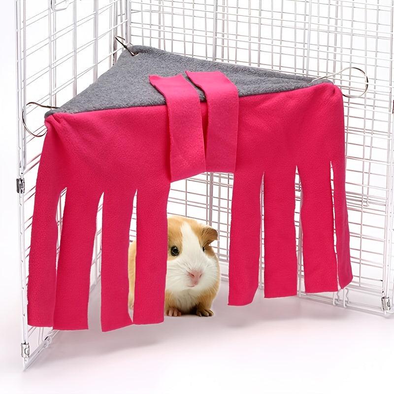 Cozy Corner Hideout for Small Animals - Ideal Hamster Toy and Shelter