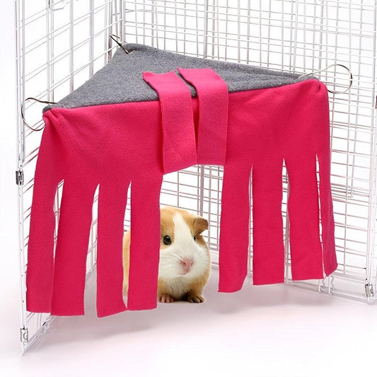 Cozy Corner Hideout for Small Animals - Ideal Hamster Toy and Shelter