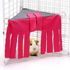 Cozy Corner Hideout for Small Animals - Ideal Hamster Toy and Shelter