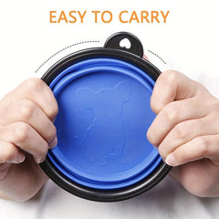 Collapsible Dog Bowl Portable for Walking and Traveling