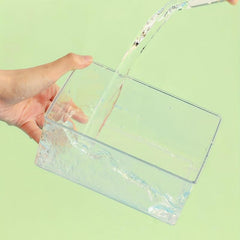 Clear Hamster Bath Basin Small Pet Bathroom Toilet Bathtub