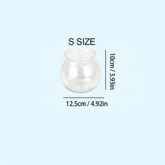 Sturdy & Transparent Round Fish Bowl