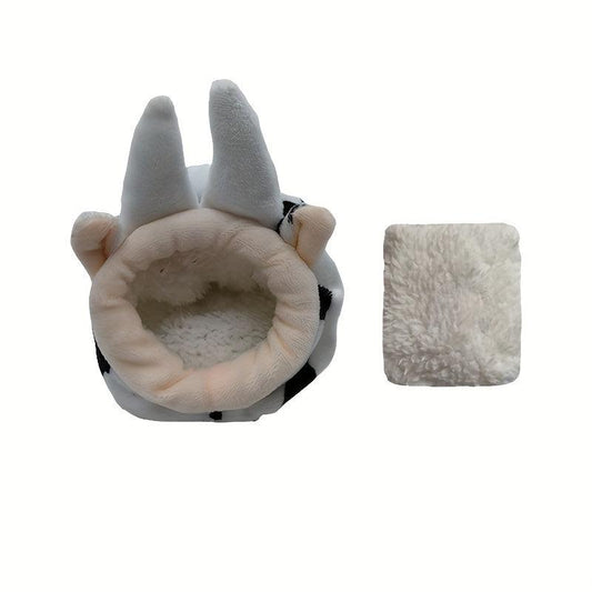 Milk Cow Hamster Rabbit Comfortable Nest Small Pet Sleeping Bag House
