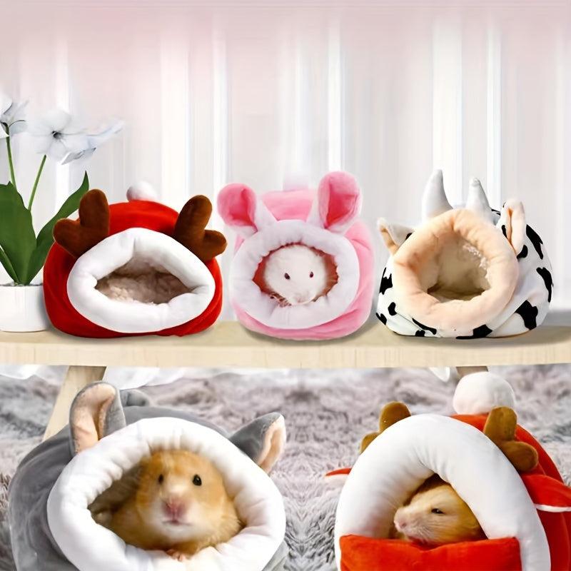 Milk Cow Hamster Rabbit Comfortable Nest Small Pet Sleeping Bag House