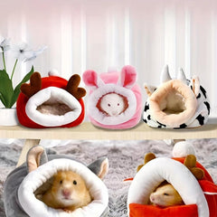 Milk Cow Hamster Rabbit Comfortable Nest Small Pet Sleeping Bag House
