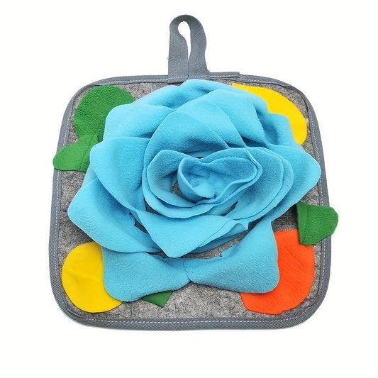 Snuffle Pad Rabbit Toy Foraging Mat Slow Feeding Polar Fleece Small Pet Supplies