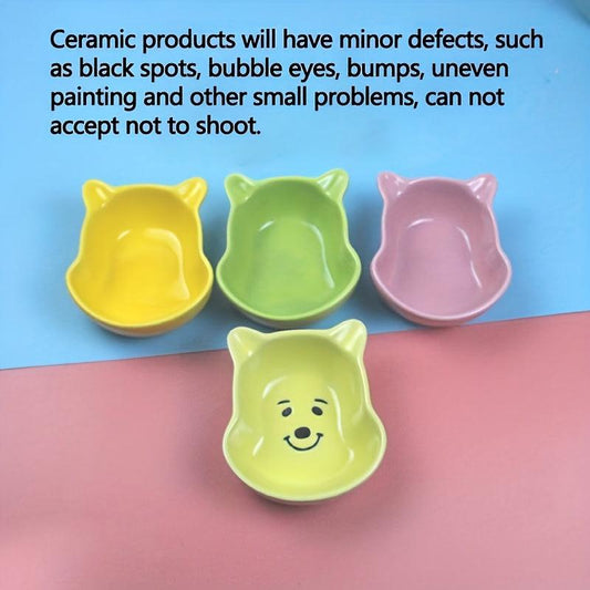 Fruit Hamster Ceramic Bowl Food Pot For Small Pet Squirrel
