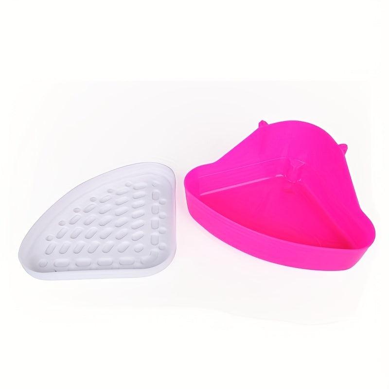 Pet Toilet for Small Animals Corner Litter Tray Bedding Box