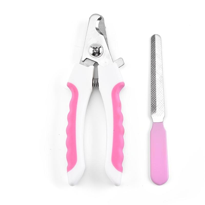 Stainless Steel Pet Nail Clipper with File for Cat and Dog