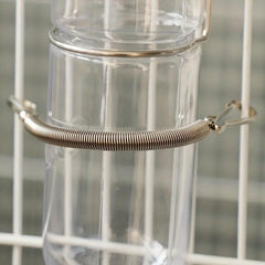 2pcs Spring Clips Rabbit Water Dispenser Bottle For Small Animals