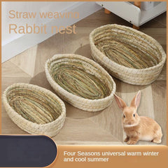 Hand Woven Rabbit Grass Nest for Small Pets