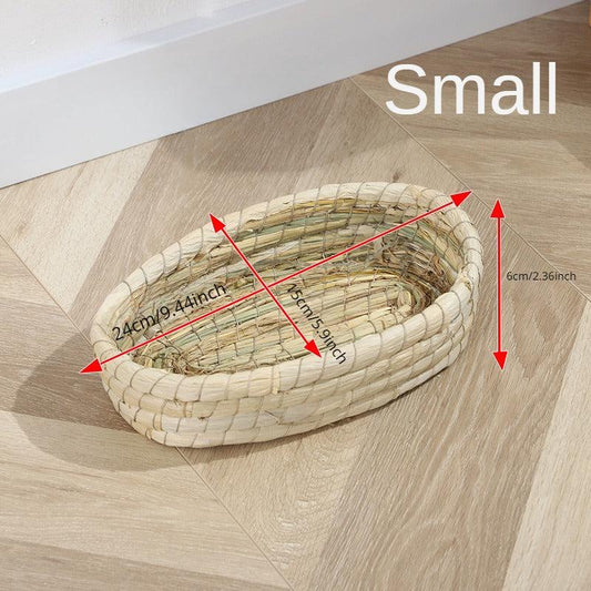 Hand Woven Rabbit Grass Nest for Small Pets