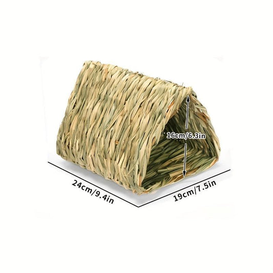 Straw Pet Hamster House Small Animal Tunnel Pet Escape Passage Toy