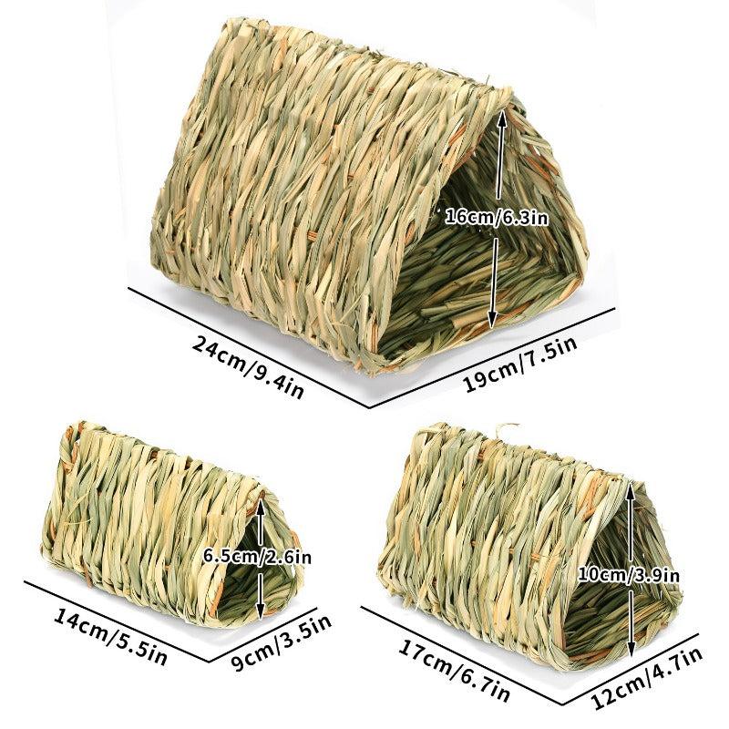 Straw Pet Hamster House Small Animal Tunnel Pet Escape Passage Toy