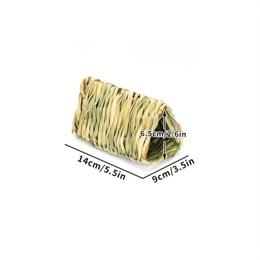 Straw Pet Hamster House Small Animal Tunnel Pet Escape Passage Toy