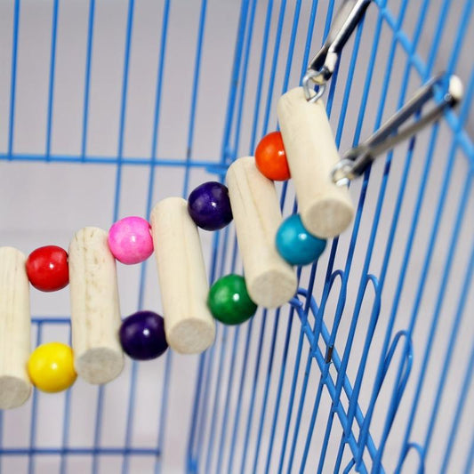 Pet Suspension Bridge Stick Climbing Ladder for Small Pets