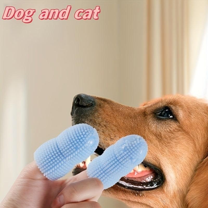 Pet Toothbrush Dog Cat Finger Brush Tooth Cleaning Mouth Accessories