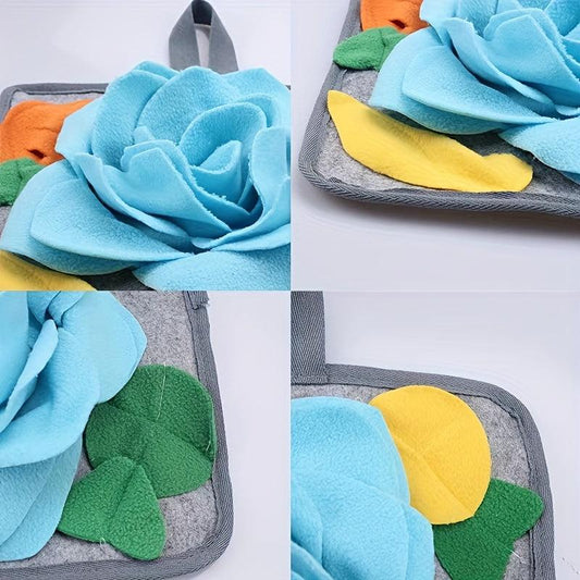Interactive Rabbit Snuffle Mat IQ Training Foraging Fun Play Mat