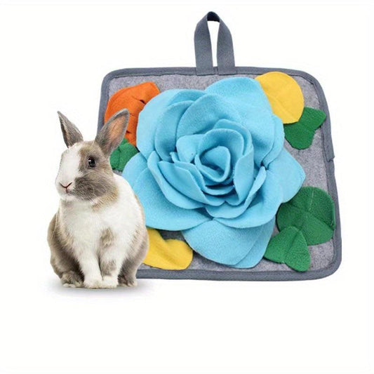 Interactive Rabbit Snuffle Mat IQ Training Foraging Fun Play Mat