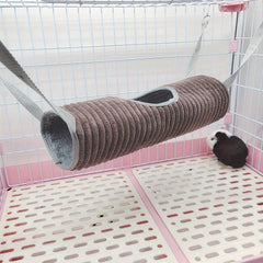 Pet Winter Warm Hammock Hamster Tunnel Sleeping Nest