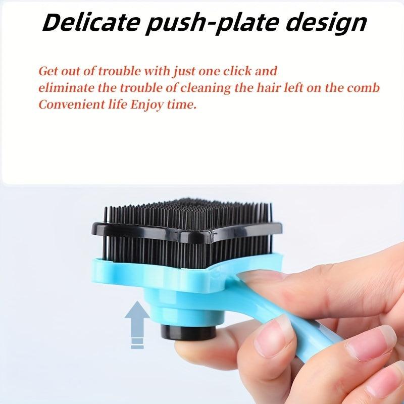 Pet Comb Dog Hair Removal Comb Self-cleaning Comb