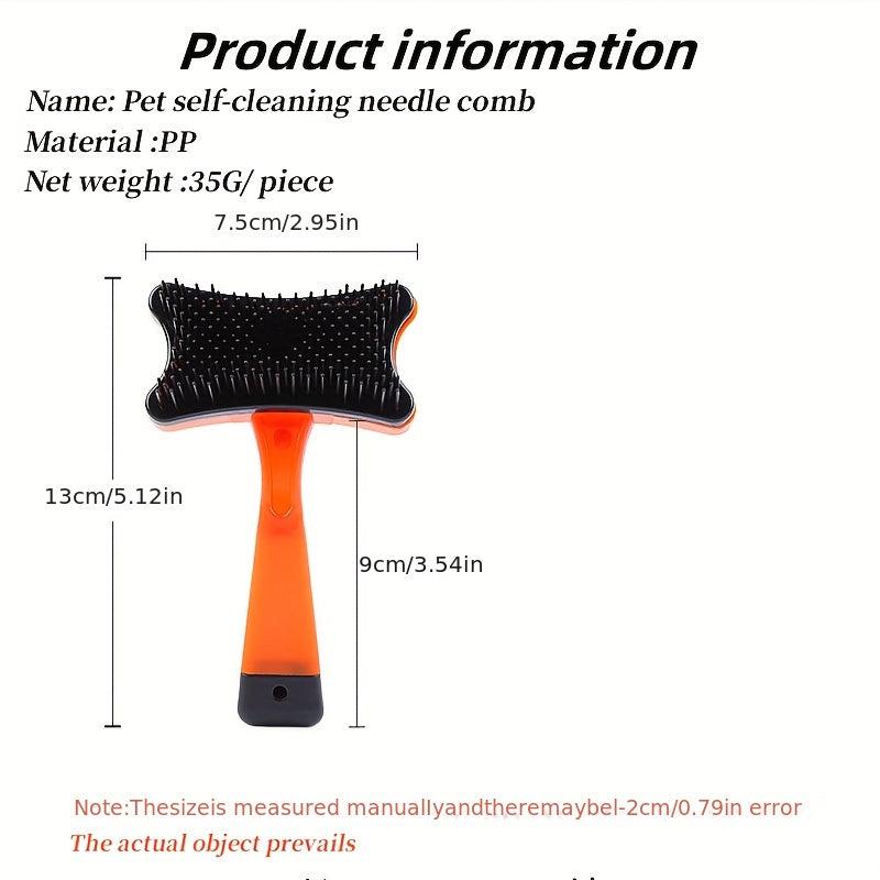 Pet Comb Dog Hair Removal Comb Self-cleaning Comb